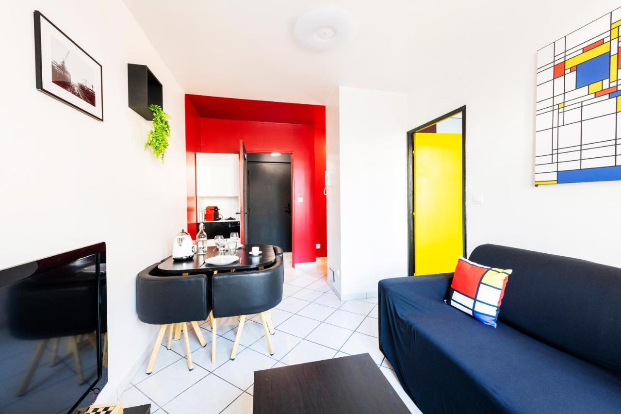 Appartement Entier - Le Mondrian - 1Ch Check-In 24H Villeurbanne Zewnętrze zdjęcie