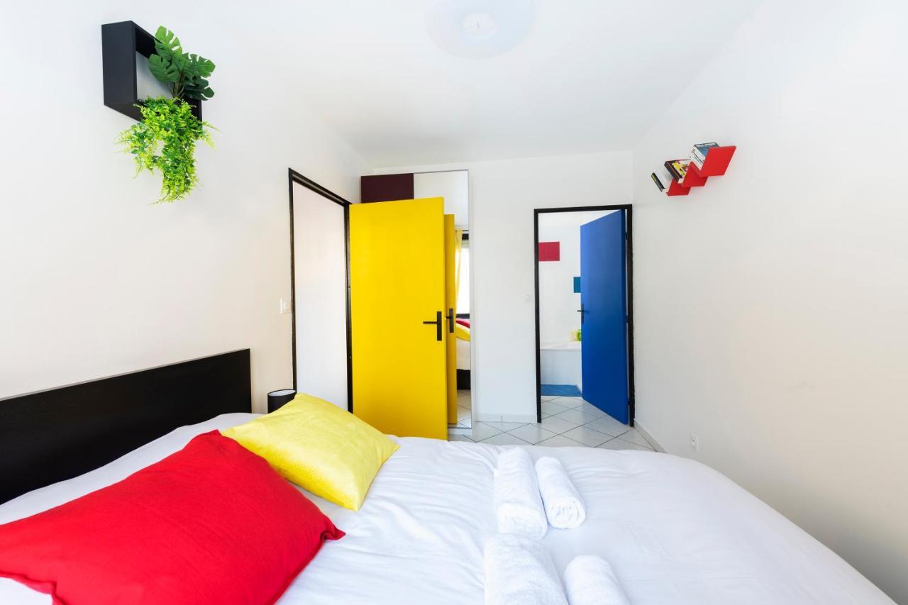 Appartement Entier - Le Mondrian - 1Ch Check-In 24H Villeurbanne Zewnętrze zdjęcie